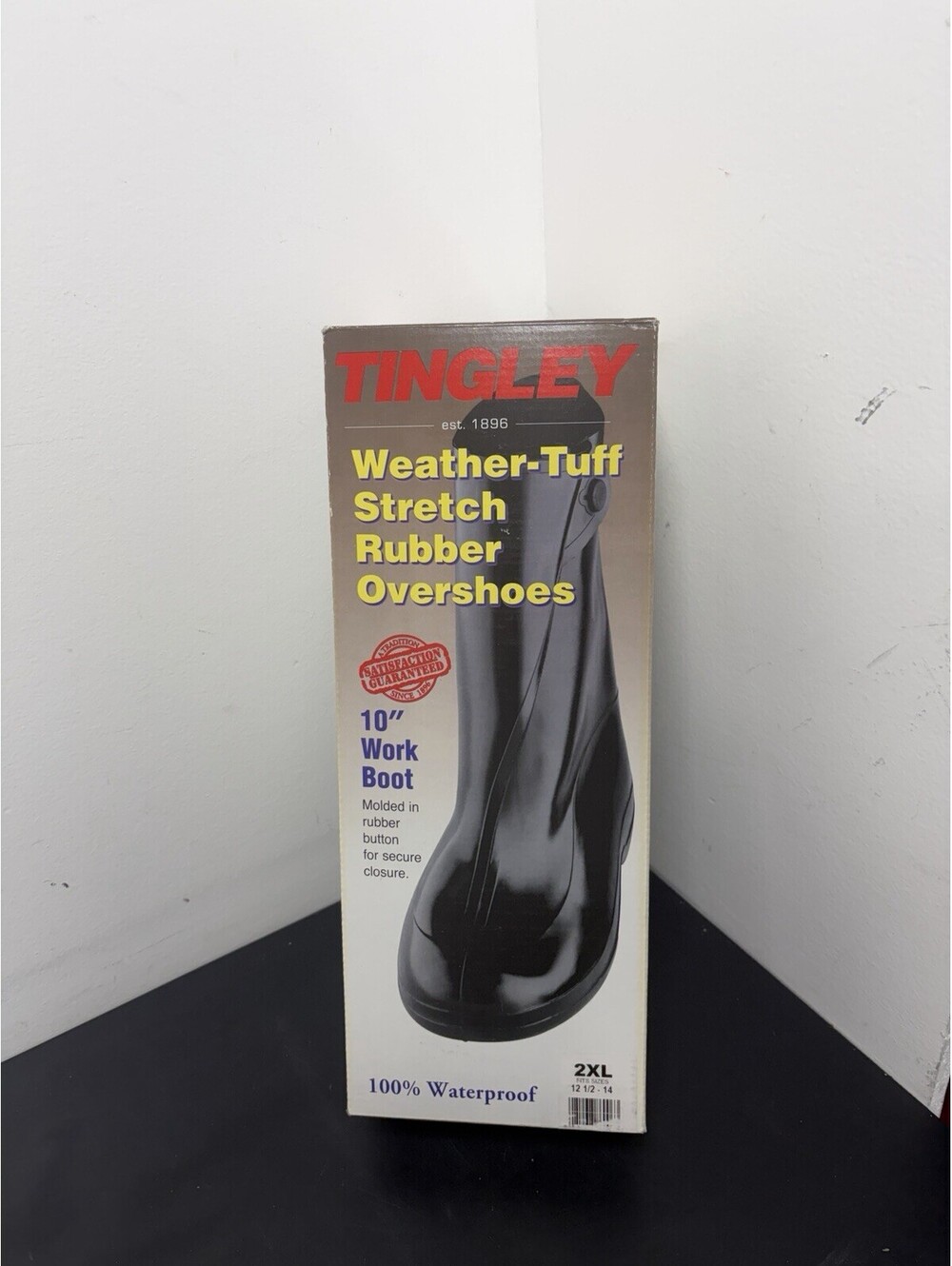 Tingley Waterproof Stretch Rubber Overshoes Work Boot Men’s Size MD 8 - 9.5